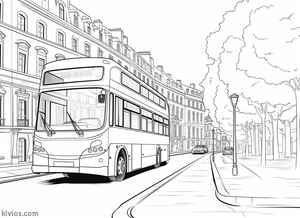 City Bus Coloring Page #157521057