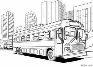 City Bus Coloring Page #1739210753
