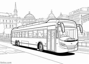 City Bus Coloring Page #2111822060
