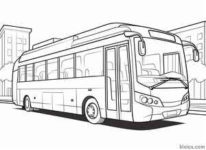 City Bus Coloring Page #2528431831