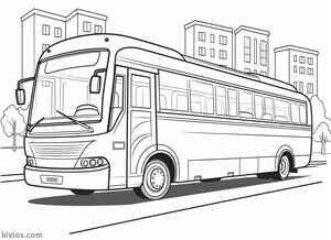 City Bus Coloring Page #2738913732