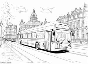 City Bus Coloring Page #3162726373