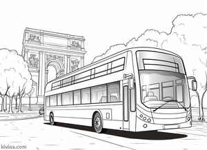 City Bus Coloring Page #6995299