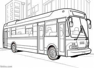 City Bus Coloring Page #80339607