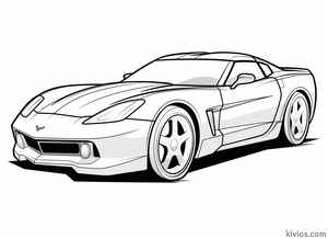 Corvette Coloring Page #1382118607
