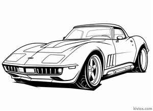 Corvette Coloring Page #1682626207