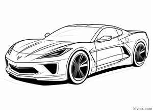 Corvette Coloring Page #754924381