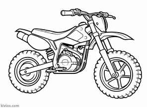 Dirt Bike Coloring Page #1570816878