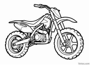 Dirt Bike Coloring Page #1720231383