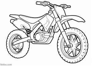 Dirt Bike Coloring Page #17706284