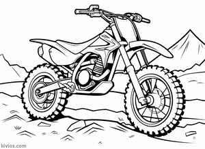 Dirt Bike Coloring Page #2197322288