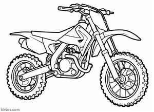 Dirt Bike Coloring Page #2236218296