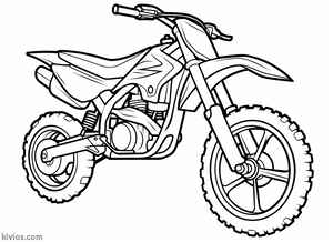 Dirt Bike Coloring Page #2302713790