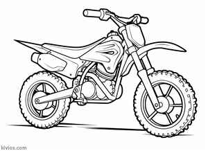 Dirt Bike Coloring Page #2326310210