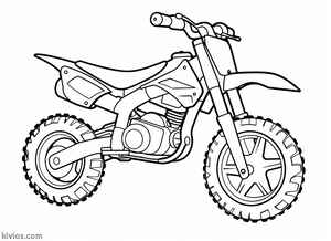 Dirt Bike Coloring Page #2804124494