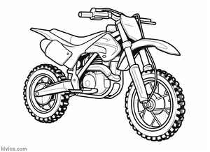 Dirt Bike Coloring Page #88871548