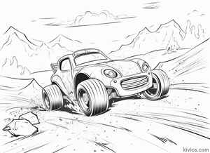 Dirt Track Race Car Coloring Page #117244340