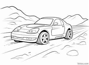 Dirt Track Race Car Coloring Page #121361054
