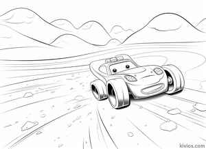 Dirt Track Race Car Coloring Page #190375267