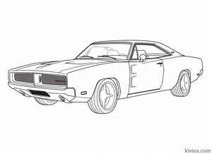 Dodge Charger Coloring Page #83779087