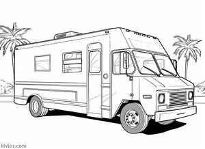 Food Truck Coloring Page #1962029453