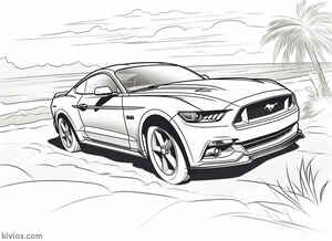Ford Mustang Coloring Page #10136878