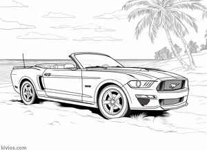 Ford Mustang Coloring Page #2752721727
