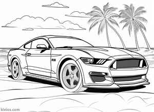 Ford Mustang Coloring Page #68282634
