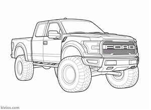 Ford Raptor Coloring Page #1138515106