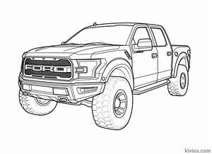 Ford Raptor Coloring Page #146415902