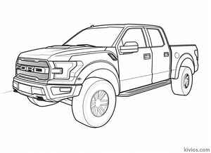 Ford Raptor Coloring Page #194615157