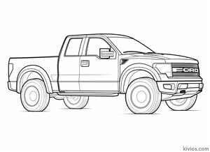 Ford Raptor Coloring Page #252513185