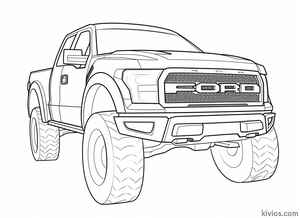 Ford Raptor Coloring Page #2797426886