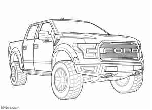 Ford Raptor Coloring Page #2944131160