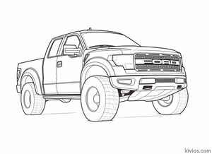 Ford Raptor Coloring Page #3091928239
