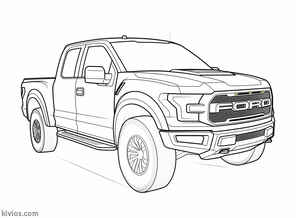 Ford Raptor Coloring Page #3272927275