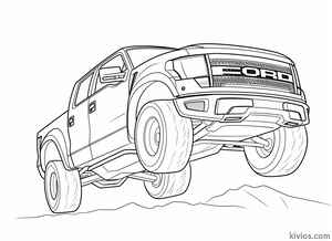 Ford Raptor Coloring Page #78986417