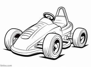 Go Kart Coloring Page #1264011092