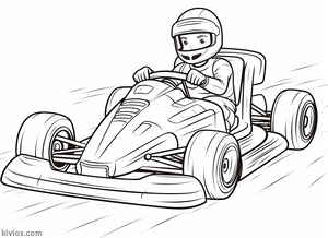 Go Kart Coloring Page #224073940