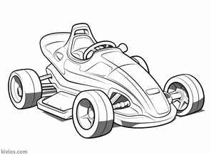 Go Kart Coloring Page #2252630305