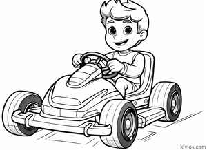 Go Kart Coloring Page #238329004
