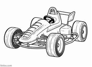 Go Kart Coloring Page #242427707