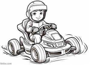 Go Kart Coloring Page #2757311912