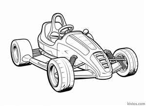 Go Kart Coloring Page #2969211908