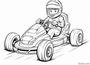 Go Kart Coloring Page #70904684