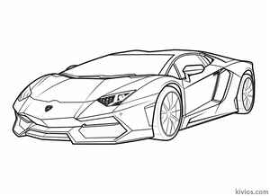 Lamborghini Aventador Coloring Page #1473518274