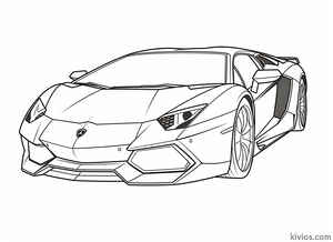 Lamborghini Aventador Coloring Page #1725922907