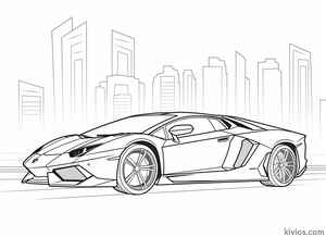 Lamborghini Aventador Coloring Page #2062711287
