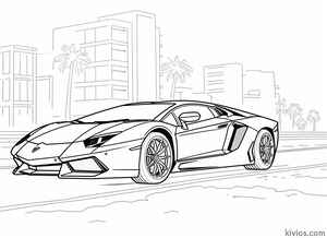 Lamborghini Aventador Coloring Page #2074729206