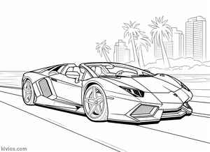 Lamborghini Aventador Coloring Page #2280831154